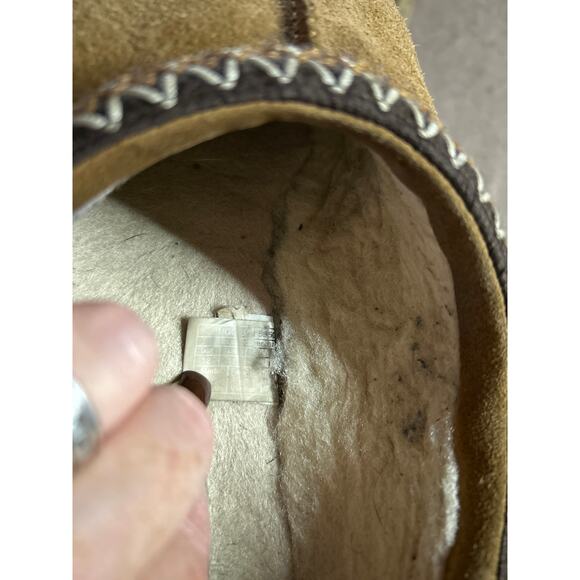 Men’s UGG Tasman Slippers Chestnut Size 12 Well Loved Classic Comfort - Picture 6 of 8